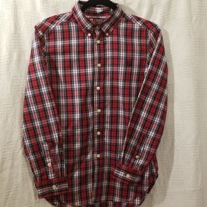 Large Chaps Plaid Button Down Long Sleeve Shirt